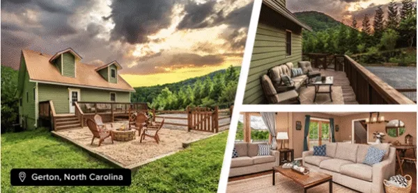 Plan a fall road trip and enjoy scenic beauty staying in private home rentals along the way.