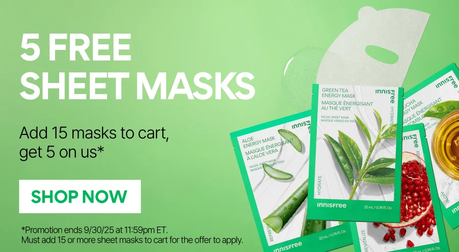 BUY 10 SHEET MASKS, GET 5 FREE