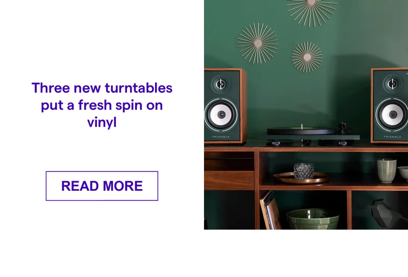 Three new turntables put a fresh spin on vinyl