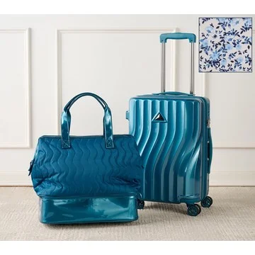 Triforce 21" Hardside Carry-On Luggage with Weekender Bag