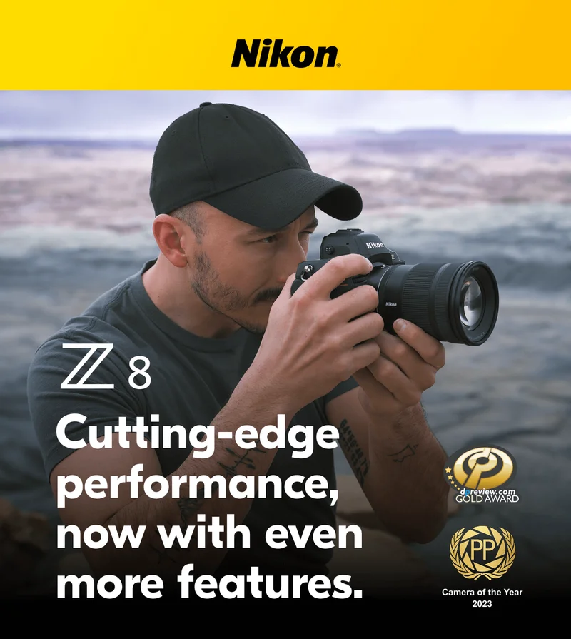 Nikon | Z 8 Cutting-edge performance, now with even more features.