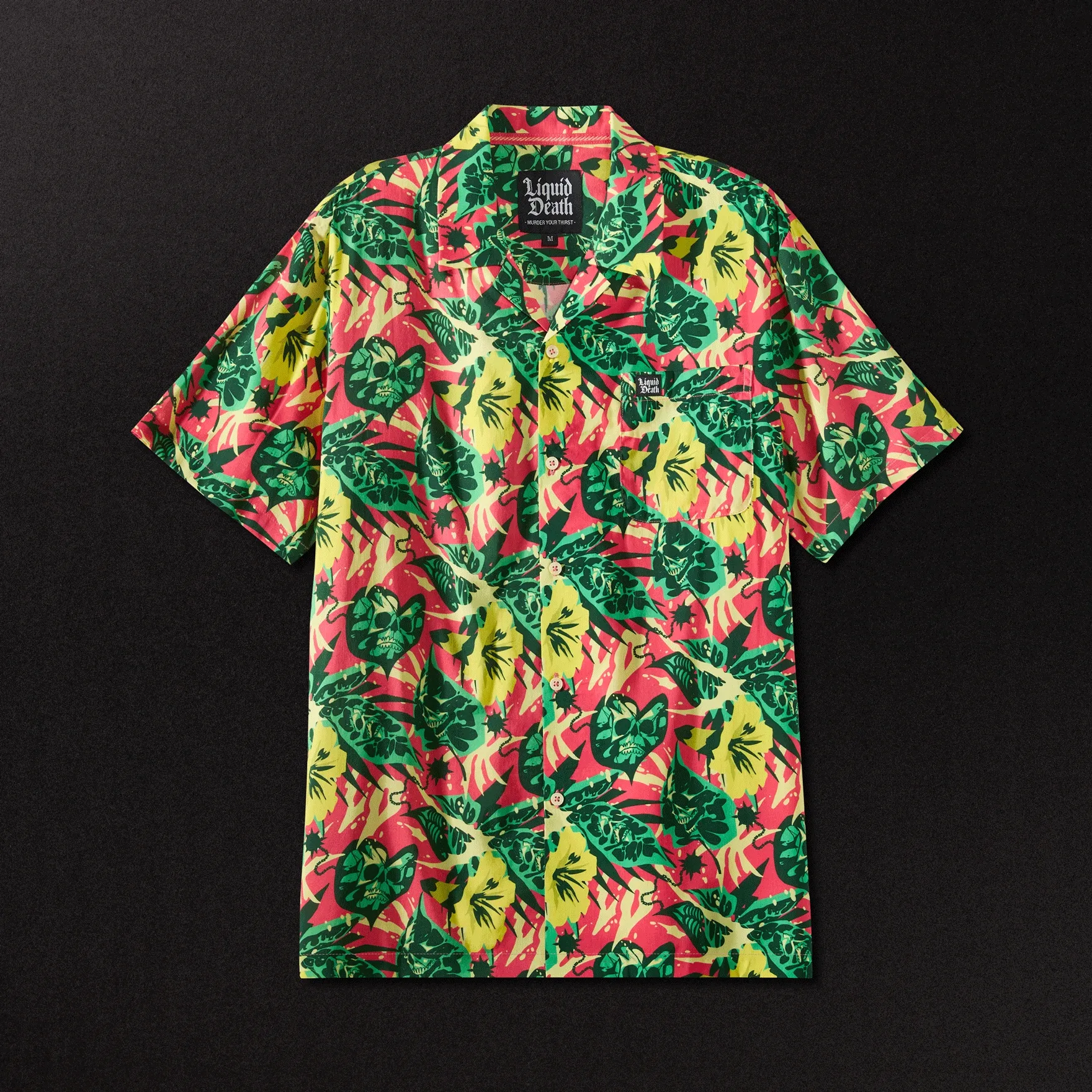 Deaths A Beach Button UP