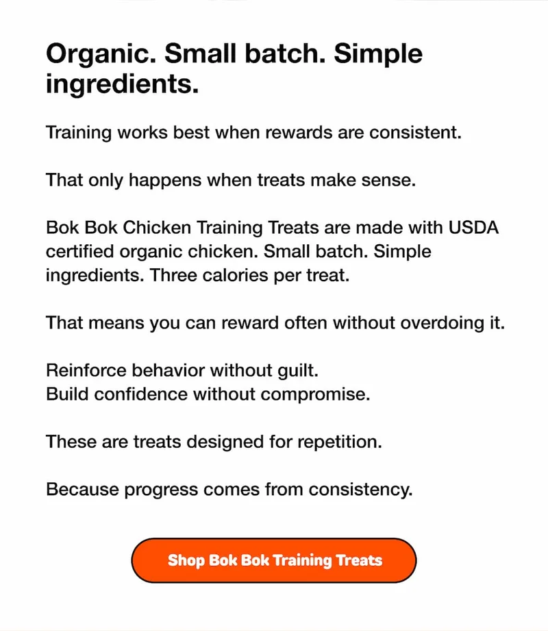 Organic. Small batch. Simple ingredients.