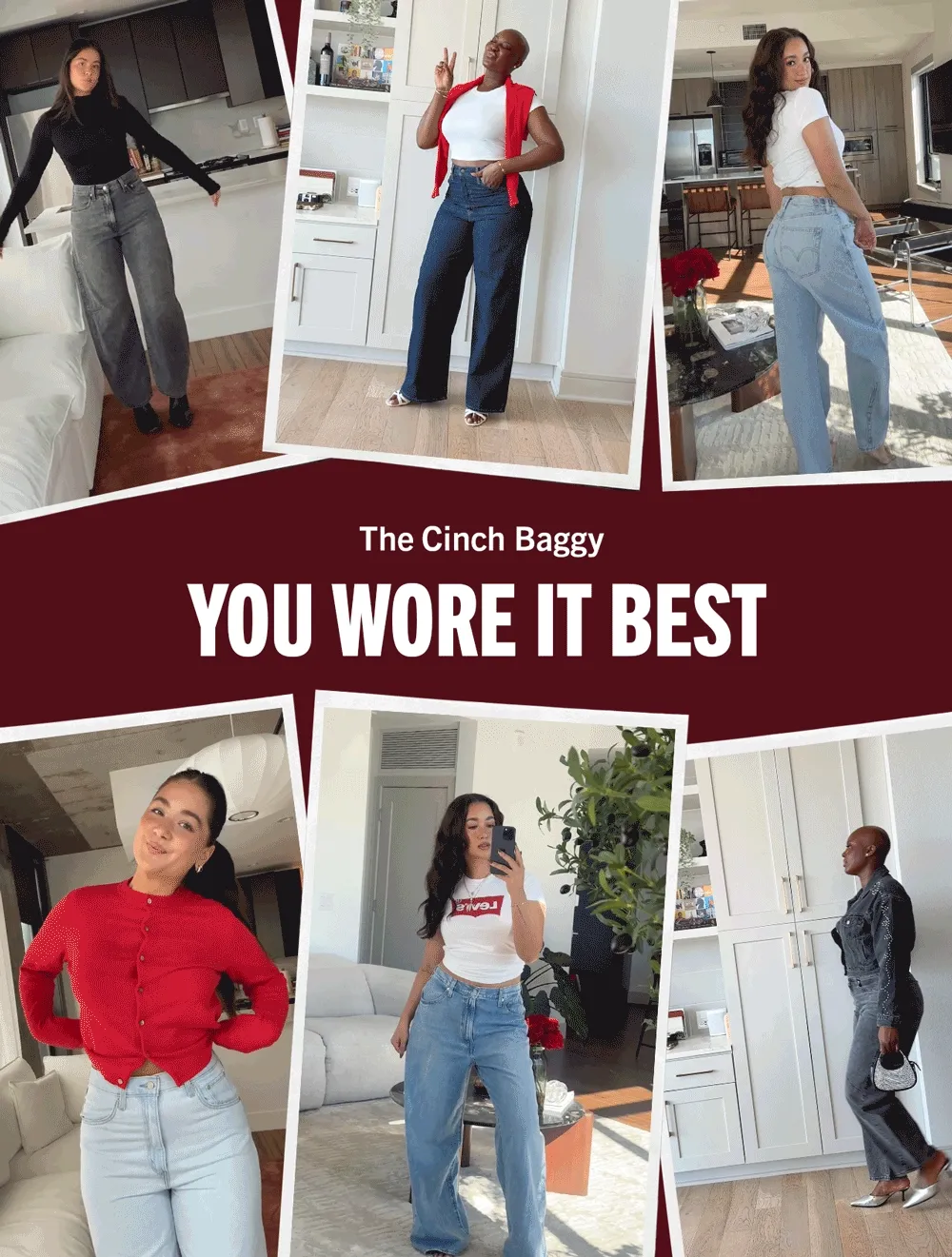 THE CINCH BAGGY YOU WORE IT BEST