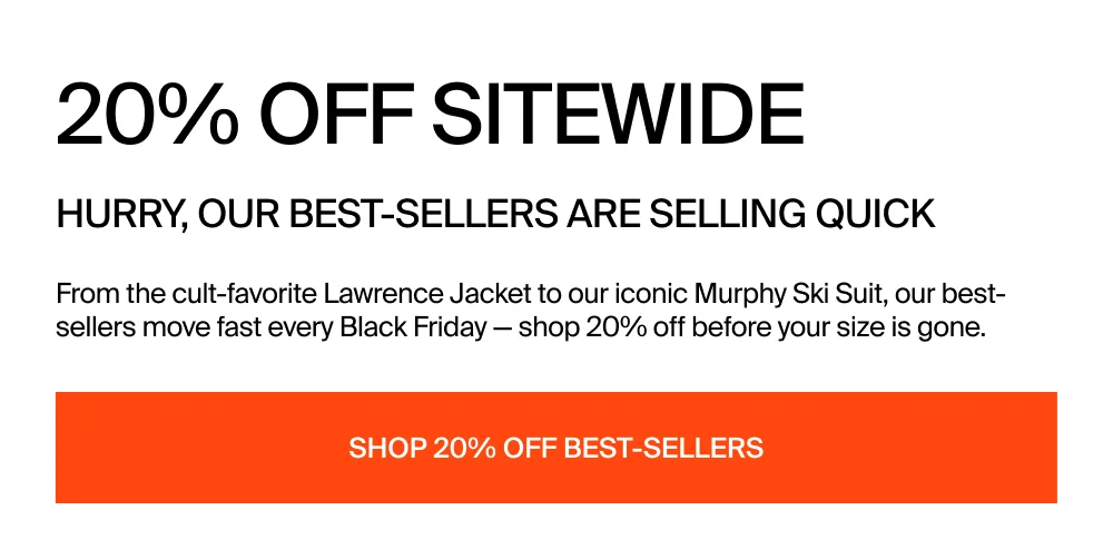 Shop 20% off Best-Sellers