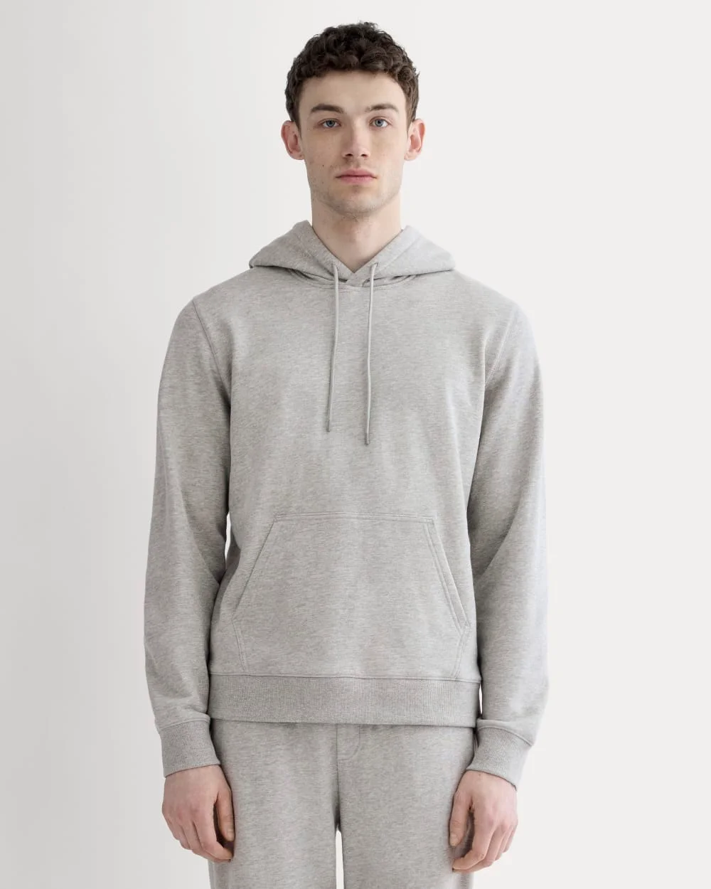 Image of The Off-Duty Terry Hoodie | Heathered Grey