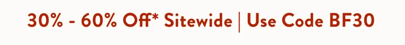 30% - 60% off sitewide with code: discount code