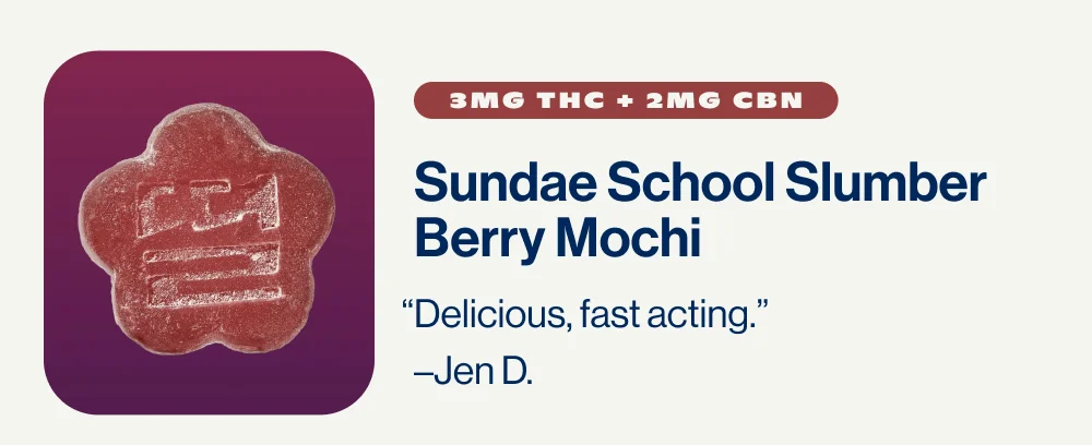 Sundae School Slumber Berry Mochi
