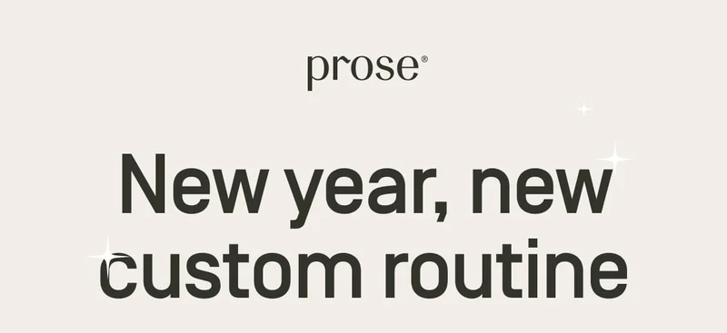 Prose | New year, New Custom Routine
