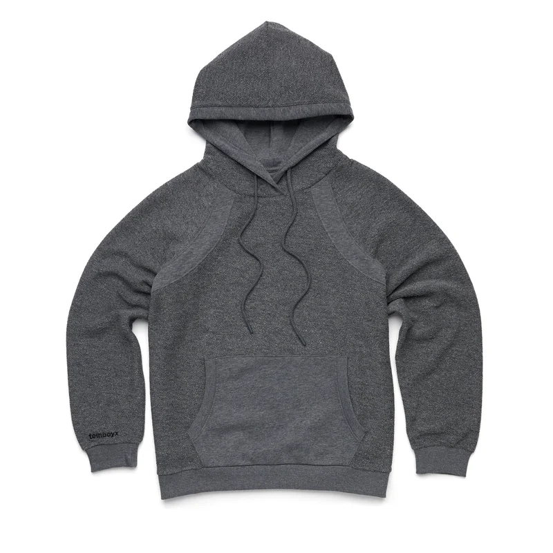 Image of Inside Out French Terry Hoodie - Heather Grey