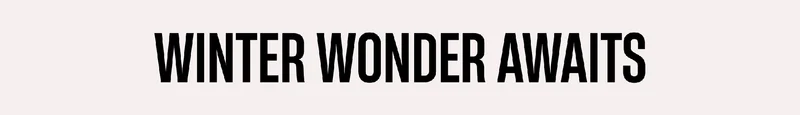 Winter Wonder Awaits
