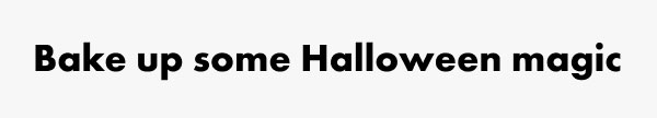 Bake up some Halloween magic