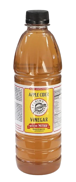 Image of Leaping Leopard Apple Cider Vinegar with the "Mother"
