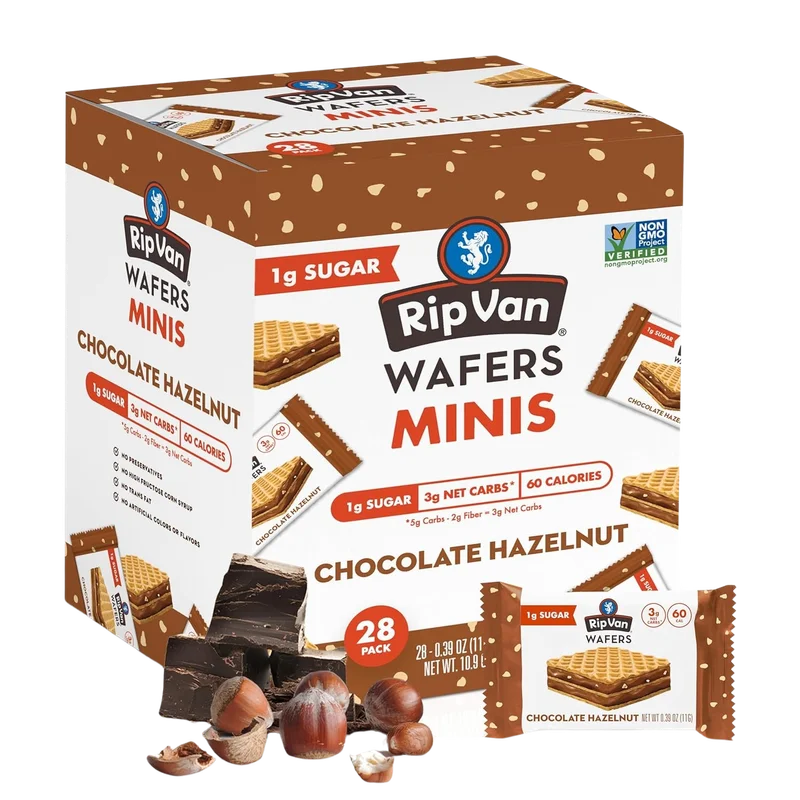 Image of Rip Van Wafers Minis - Chocolate Hazelnut (28 CT)