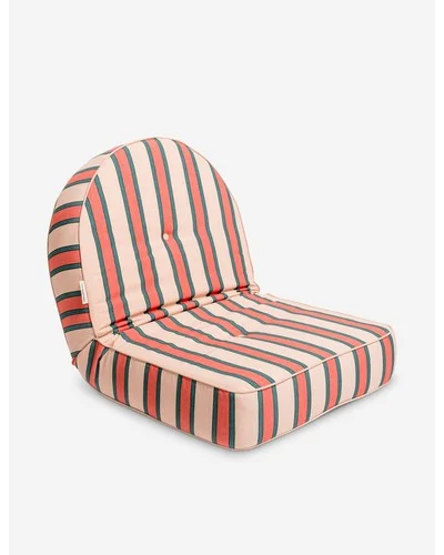 Reclining Pillow Lounger by Business & Pleasure Co. - Pink Stripe