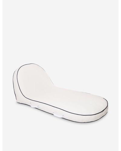 Pool Lounger by Business & Pleasure Co.-Rivie White