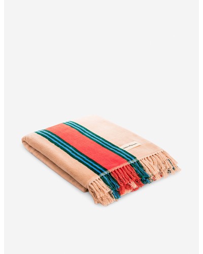 Beach Towel by Business & Pleasure Co. - Pink Stripe
