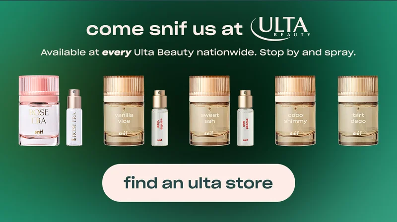 come snif us at Ulta Beauty. Available at every Ulta Beauty nationwide. Stop by and spray. [Find A Store]