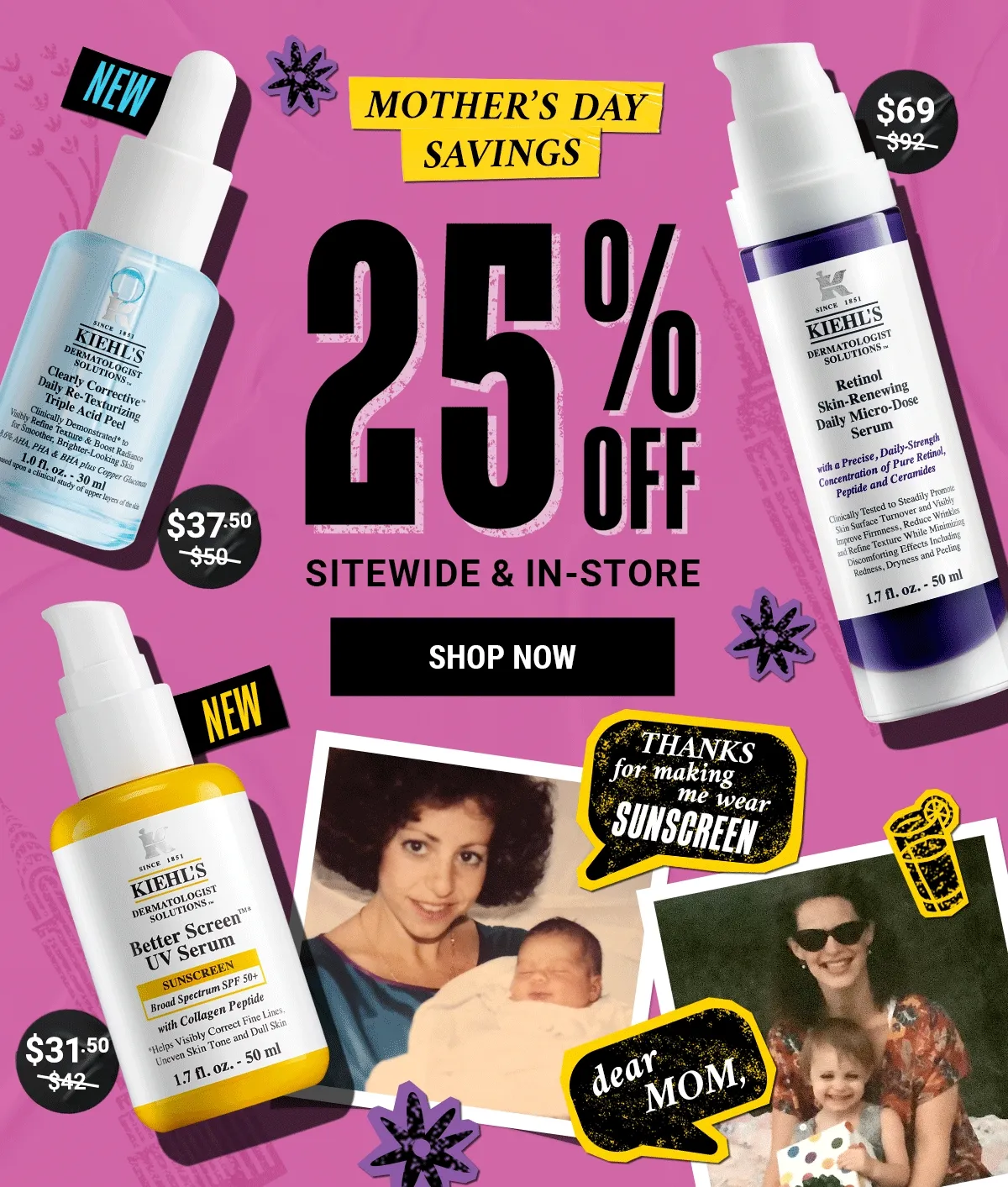 MOTHER'S DAY SAVINGS