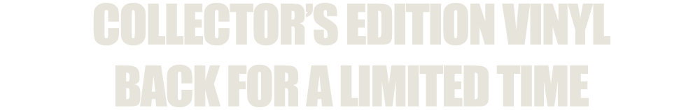 BACK FOR A LIMITED TIME