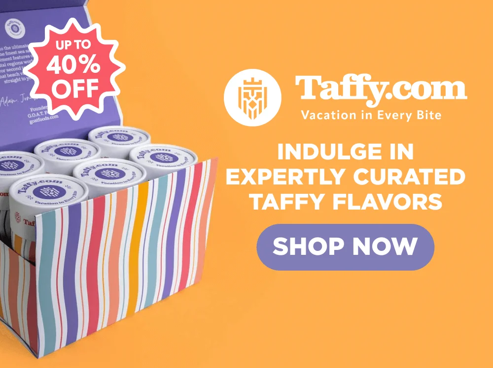 Taffy.com - up to 40% off!