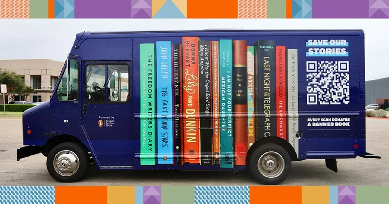Banned Books Wagon