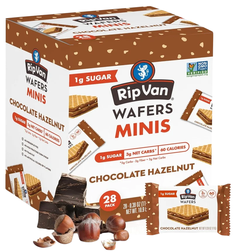 Image of Rip Van Wafers Minis - Chocolate Hazelnut (28 CT)