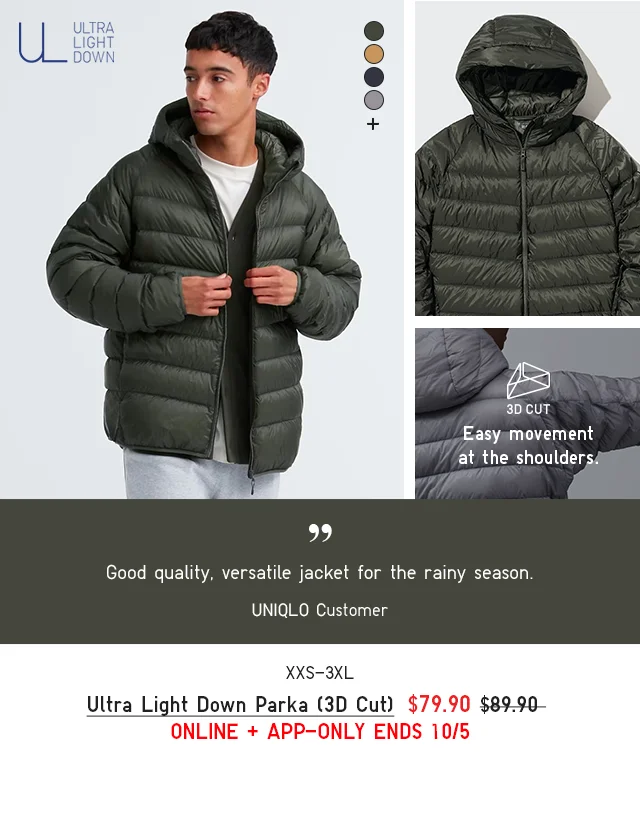 PDP 3 - MEN ULTRA LIGHT DOWN PARKA 3D CUT