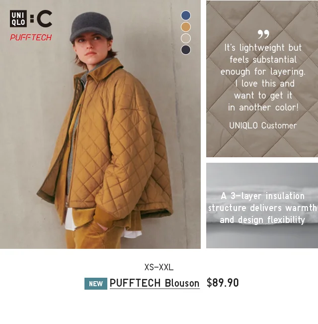 PDP 1 - WOMEN PUFFTECH BLOUSON