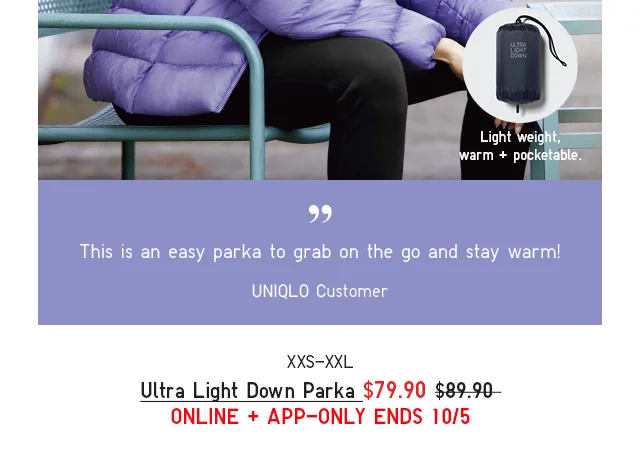 HERO 2 - WOMEN ULTRA LIGHT DOWN PARKA