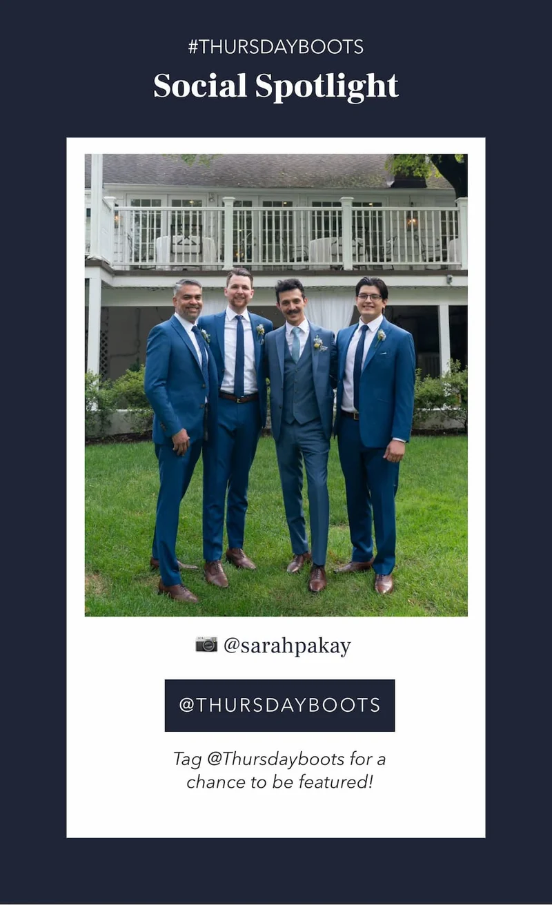 Follow us @Thursdayboots