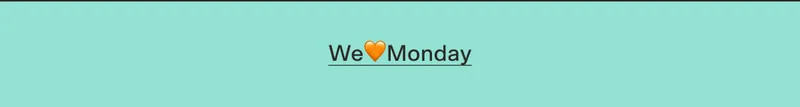 We🧡Monday