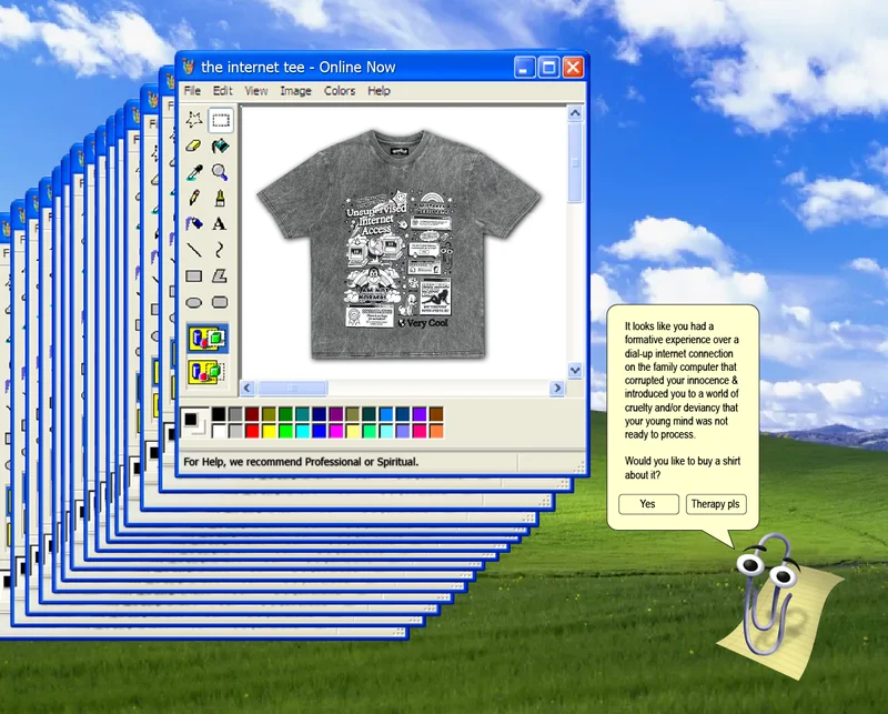 The Internet Tee. Online Now.