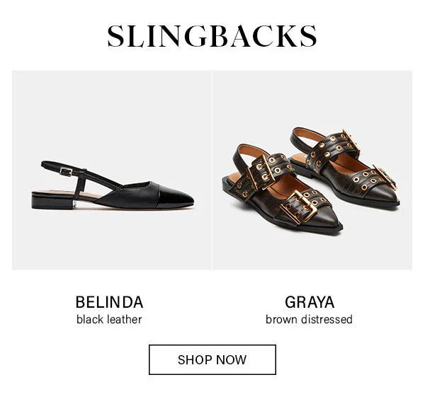 Slingbacks - Belinda and Graya