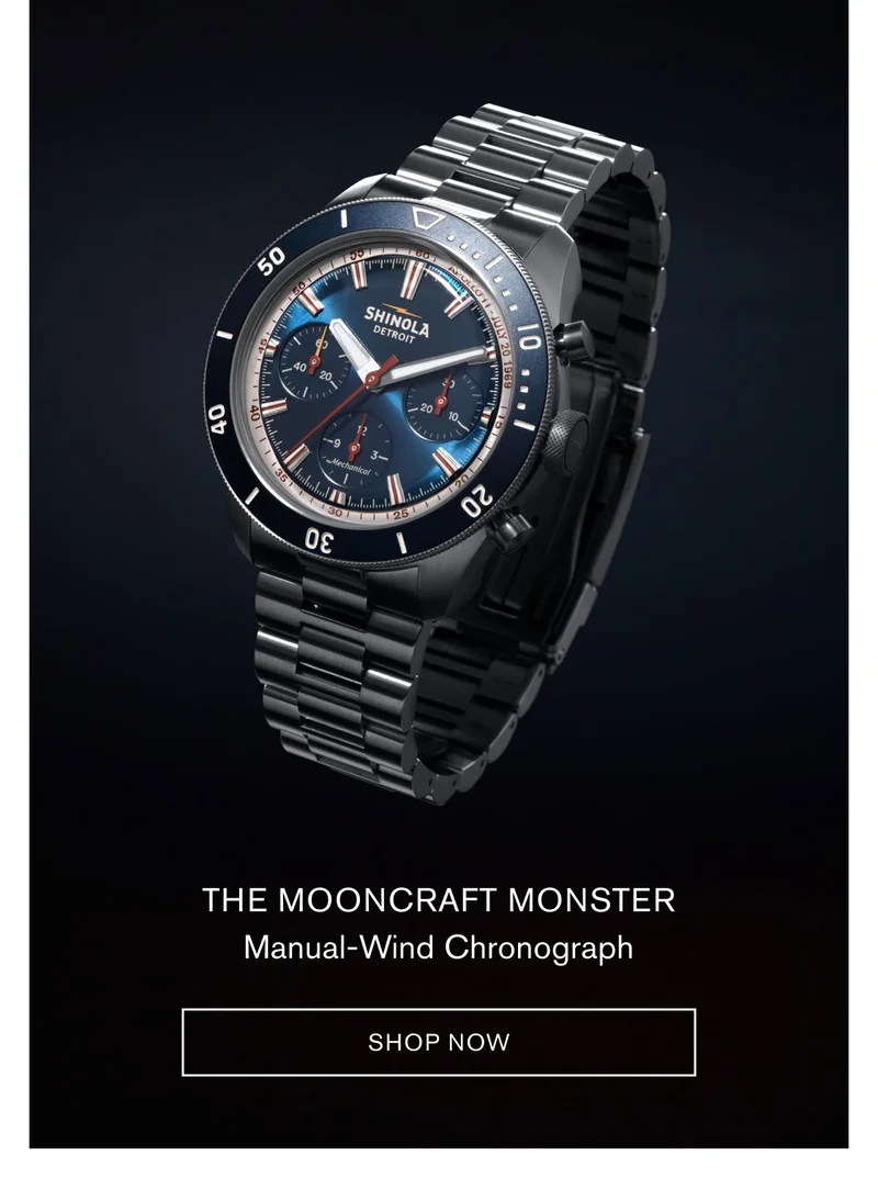 THE MOONCRAFT MONSTER Manual-Wind Chronograph