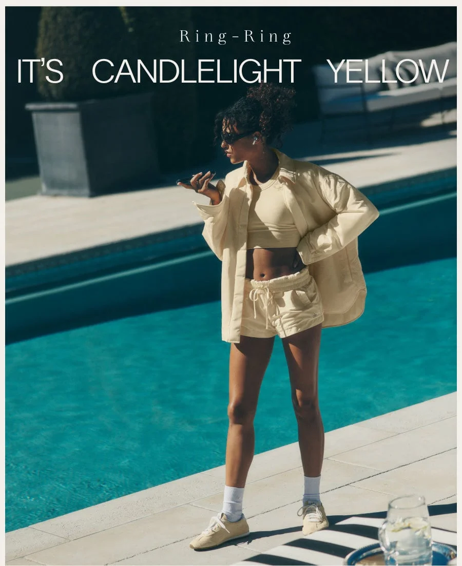 Ring - Ring. IT'S CANDLELIGHT YELLOW