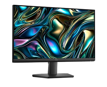 A Dell monitor on a dark gray background.