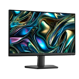 A Dell monitor on a dark gray background.