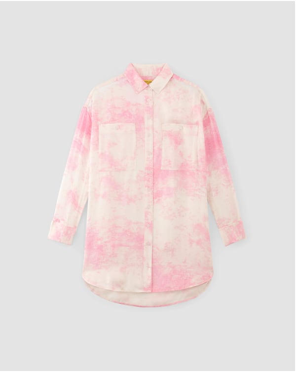 [image]The Everlane x Marques' Almeida Satin Tie-Dye Shirt