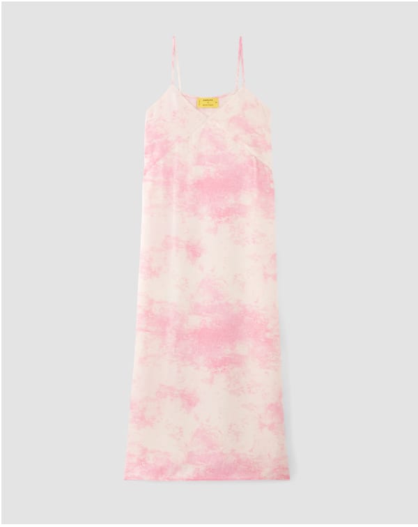 [image]The Everlane x Marques' Almeida Satin Tie-Dye Dress