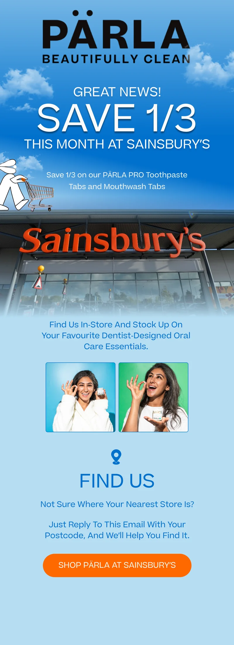 SAVE 1/3RD AT SAINSBURY'S