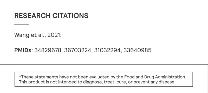 These statements have not been evaluated by the Food and Drug Administratoin. This product is not intended to diagnose, treat, cure, or prevent any disease.