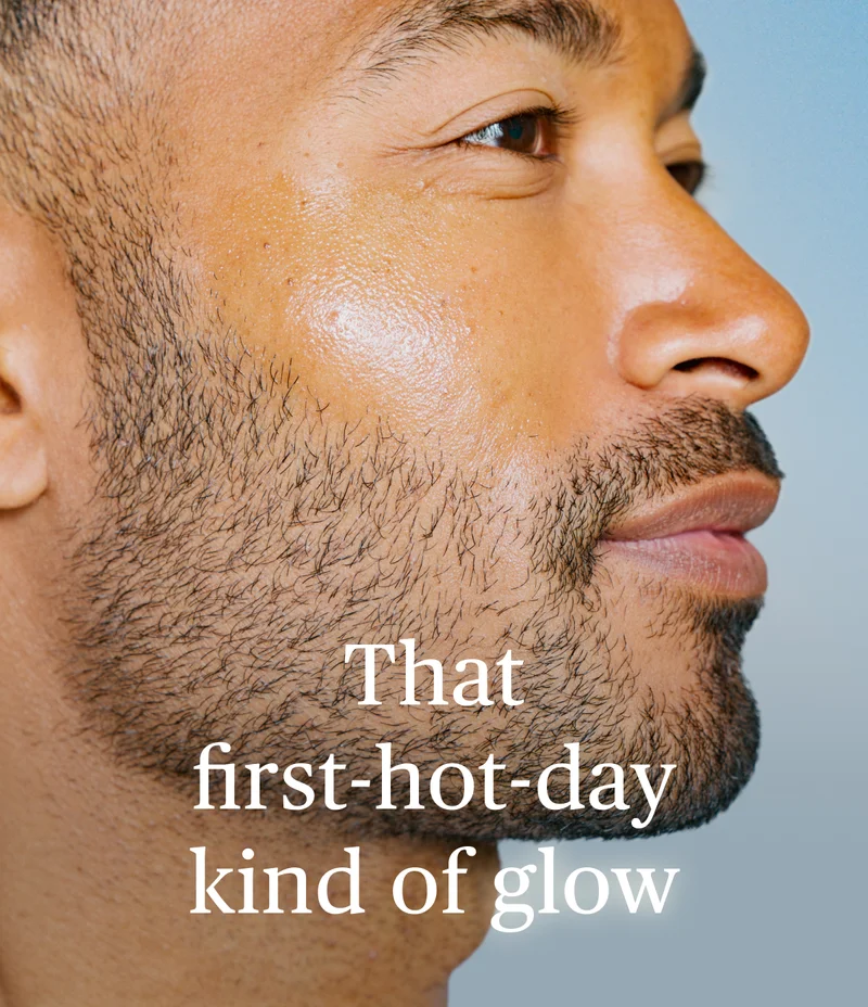 first-hot-day glow