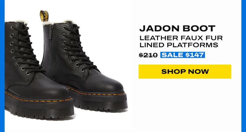 Jadon Boot Leather Faux Fur Lined Platforms
