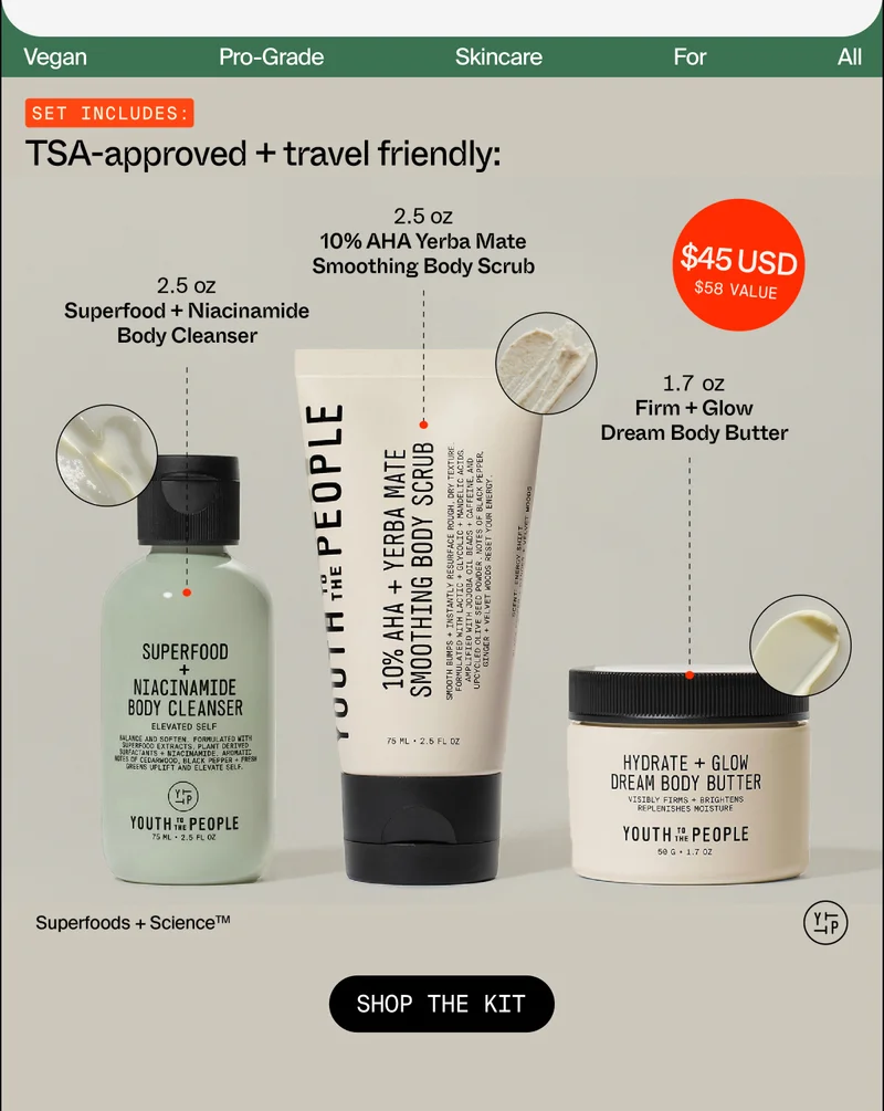 TSA-approved + travel friendly