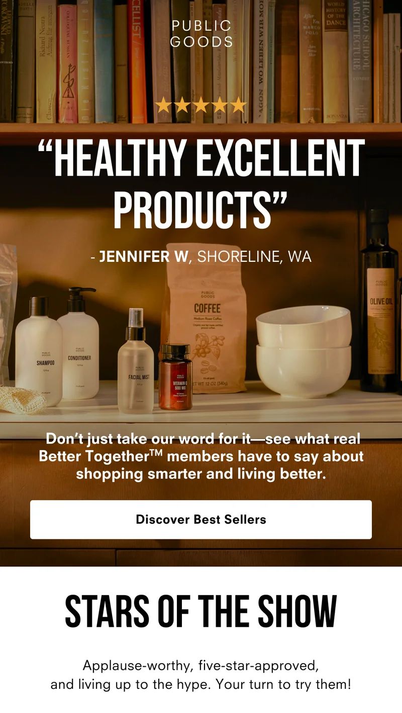 Discover best sellers