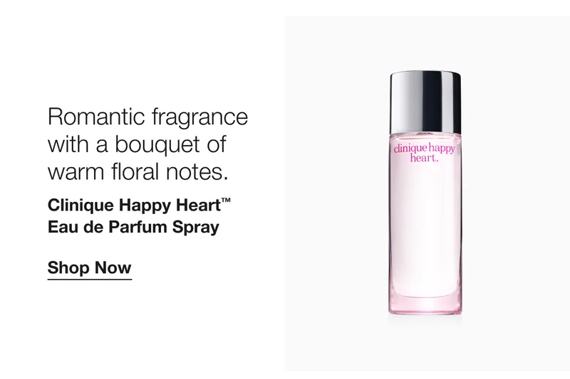 Romantic with a bouquet of fragrance warm floral notes. | Clinique Happy Heart™ Eau de Parfum Spray | Shop Now