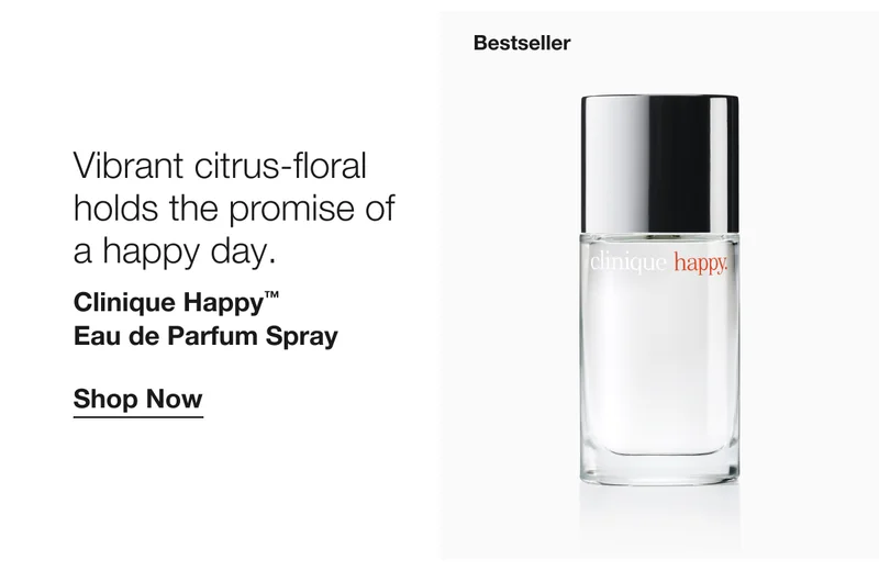 Bestseller | Vibrant citrus-floral holds the promise of a happy day. | Clinique Happy™ Eau de Parfum Spray | Shop Now