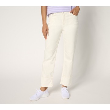 Martha Stewart Signature Regular Colored Straight Leg Ankle Jeans