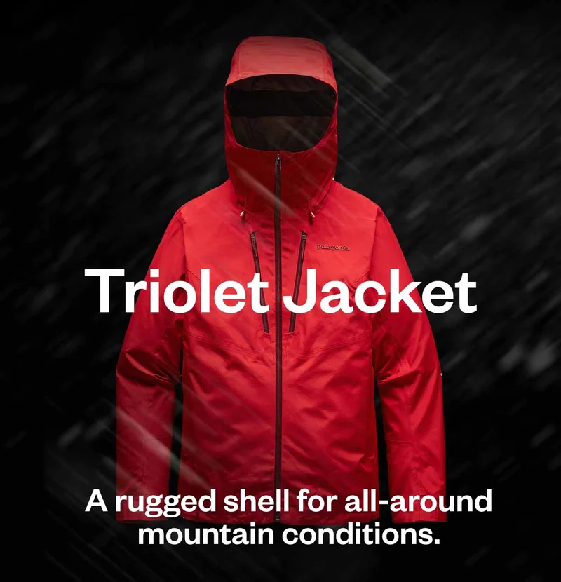 Triolet Jacket : A rugged shell for all-around mountain conditions.